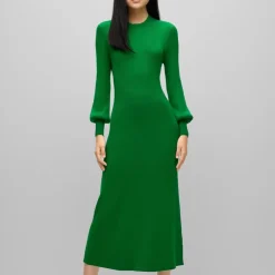 Hugo Slopenny Dress in Green