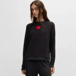Hugo Snoozie Lounge Sweatshirt in Black