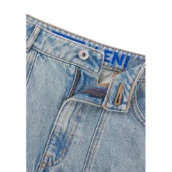 Hugo Wide Leg Relaxed Fit Jeans in Blue