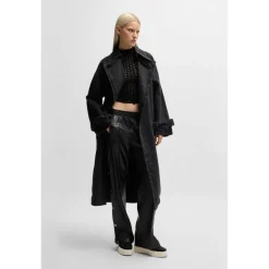 Hugo Womens Garena 1 B 10261913 01 Slim Fit Jeans in Black