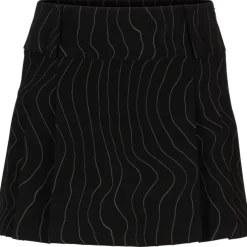 Hugo X Bella Poarch Pinstripe Mini Skirt in Black