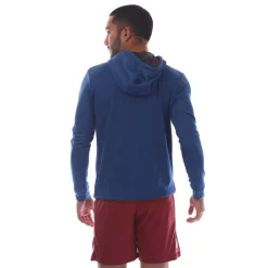 Hummel Authentic Poly Hoodie in Blue