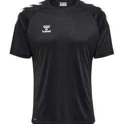 Hummel Crew Neck Short Sleeve Regular Fit T-Shirt in Black