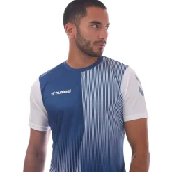 Hummel Mexico T-Shirt in Blue-White