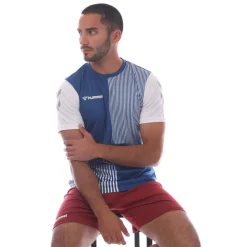 Hummel Mexico T-Shirt in Blue-White