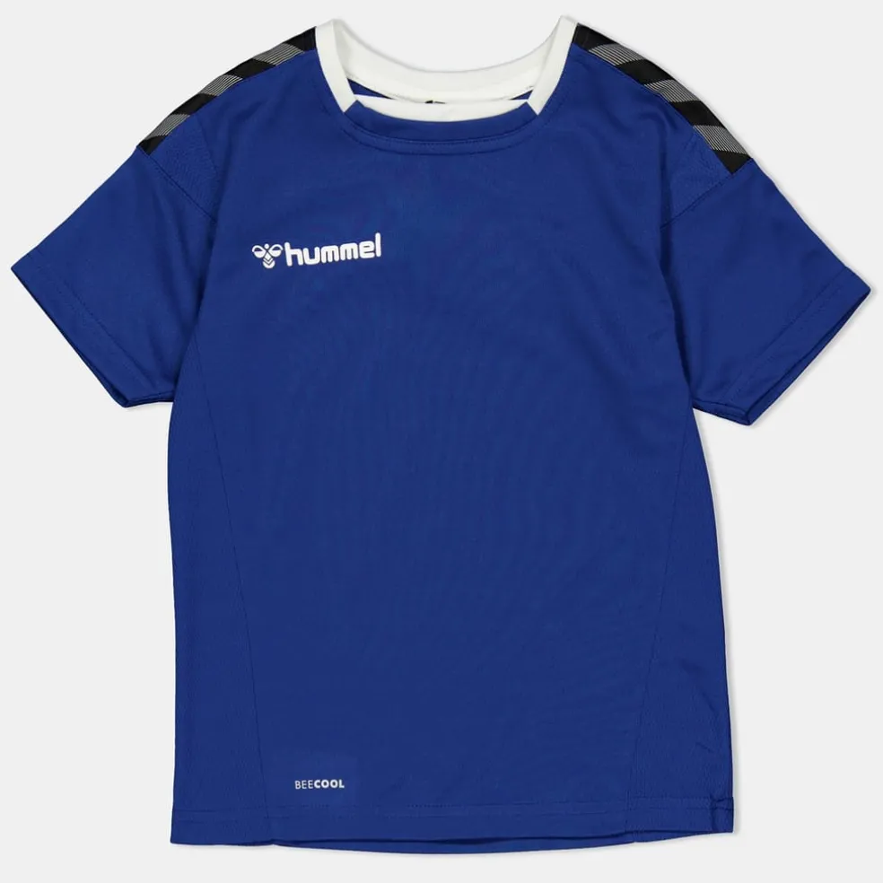 Hummel Poly Jersey S S in Blue