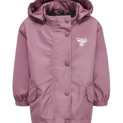 Hummel Reva Hooded Rain Jacket in Blue