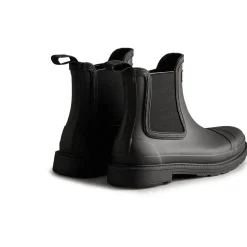 Hunter Comando Chelsea Boots in Black