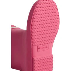 Hunter First Classic Wellington Flatform Boots in Pink