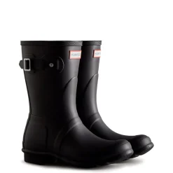 Hunter Original Short Wellies in Black