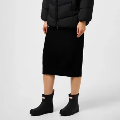 Hunter Short Wellington Boots in Black