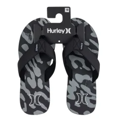 Hurley Layb Flip Flops in Black