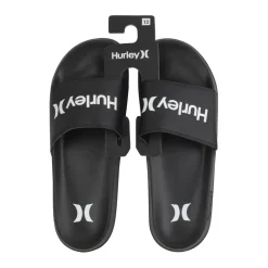 Hurley Tier Slide Sandals in Black