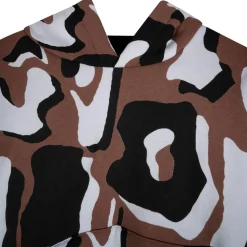 Hype Animal Cropped Hooded Sweatshirt in Multi