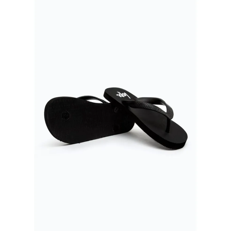 Hype Junior Flatform Flip Flops in Black