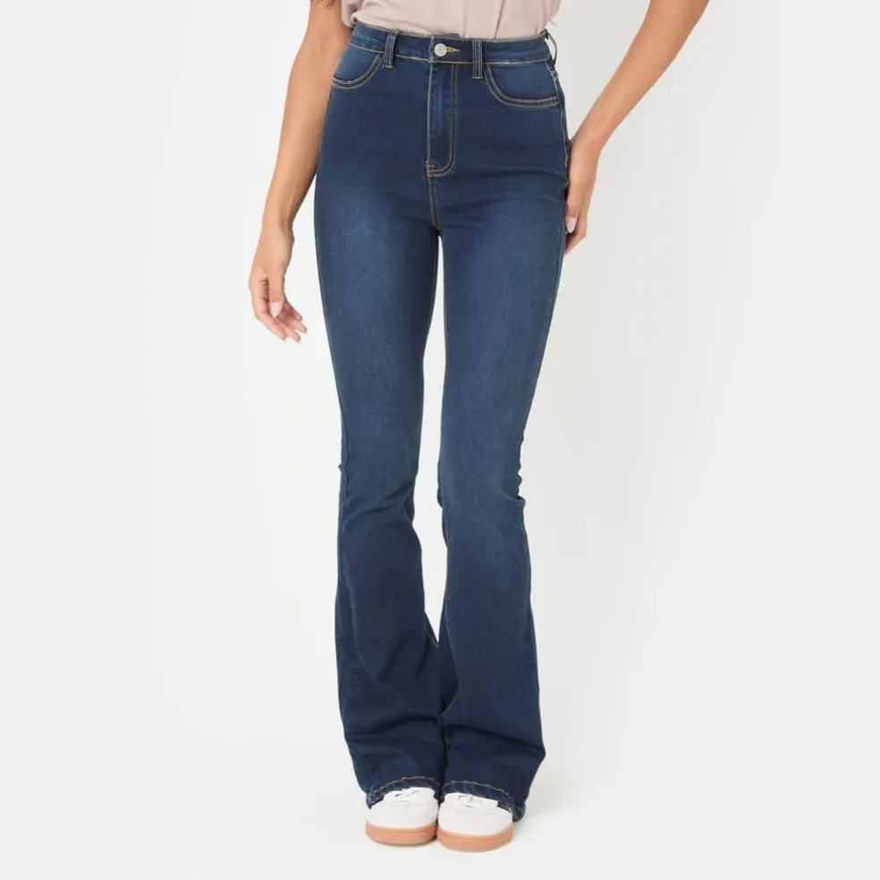 I Saw It First Flare Jean Ld54 in Blue