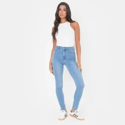 I Saw It First Waisted Skinny Jean in Blue