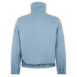 Icecream Regular Fit Mock Neck Athletic Sweatshirt in Blue