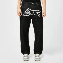 Icecream Running Dog Denim Jeans in Black