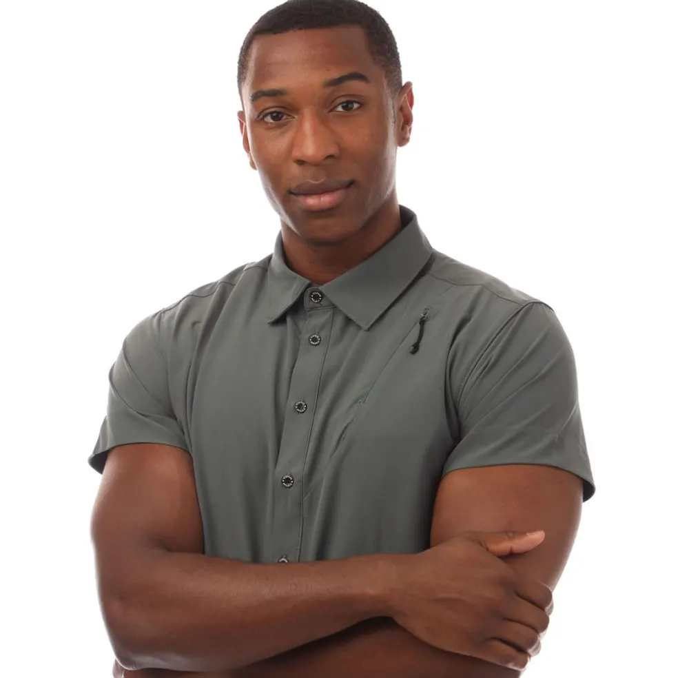 Icepeak Brewster Short Sleeve Shirt in Green