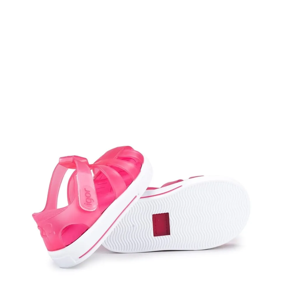 Igor Gladiator Flatform Jelly Sandals in Pink