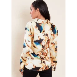 Influence Regular Fit Long Sleeve Shirt in Orange