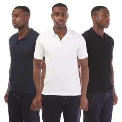 Jack and Jones 3 Pack of Basic Polo Shirts in Multi colour