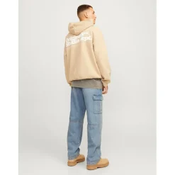 Jack and Jones Eddie Wide Leg Jeans in Blue