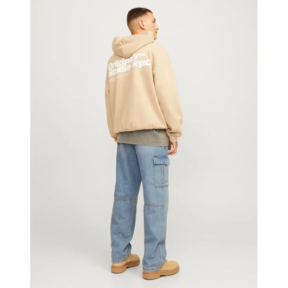 Jack and Jones Eddie Wide Leg Jeans in Blue