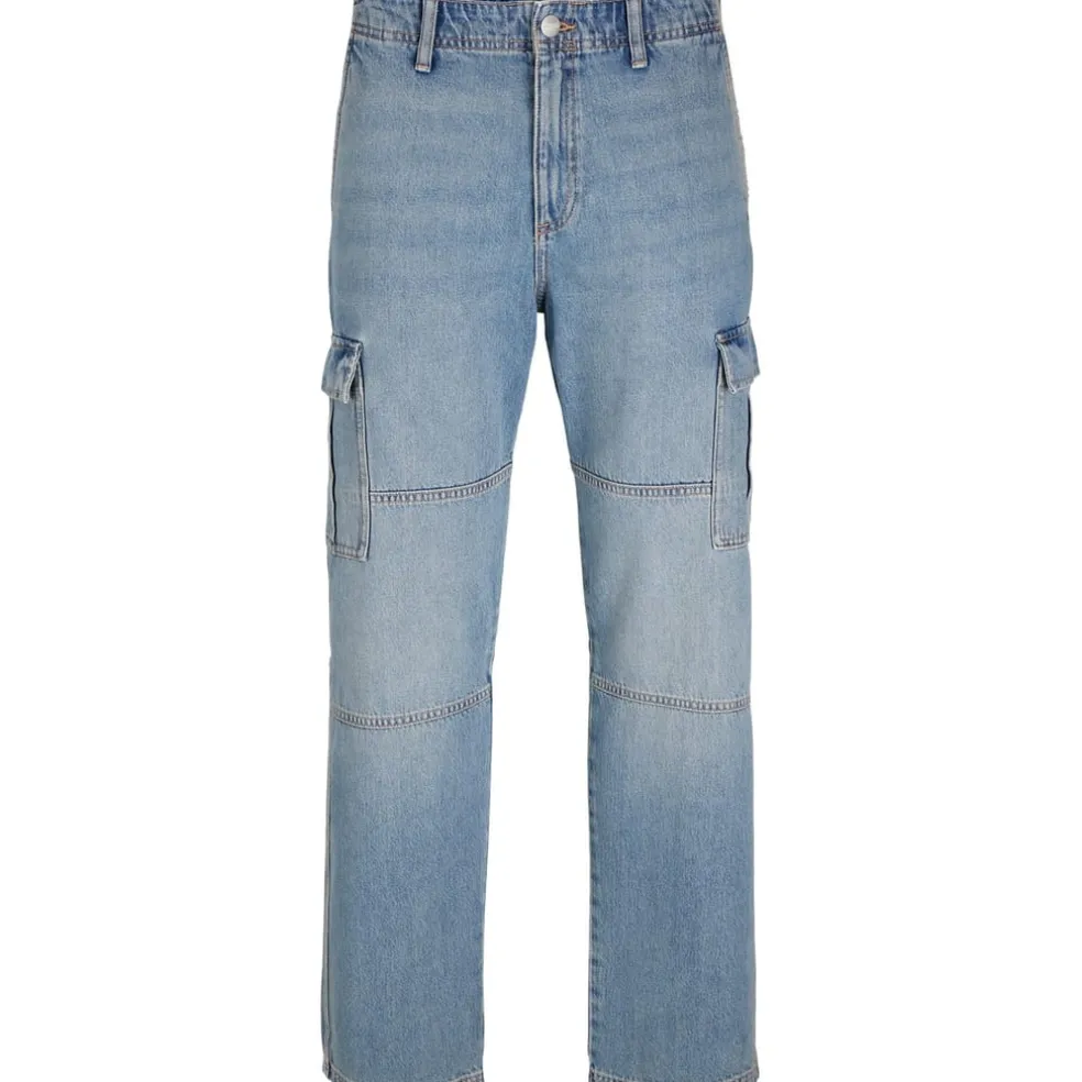 Jack and Jones Eddie Wide Leg Jeans in Blue