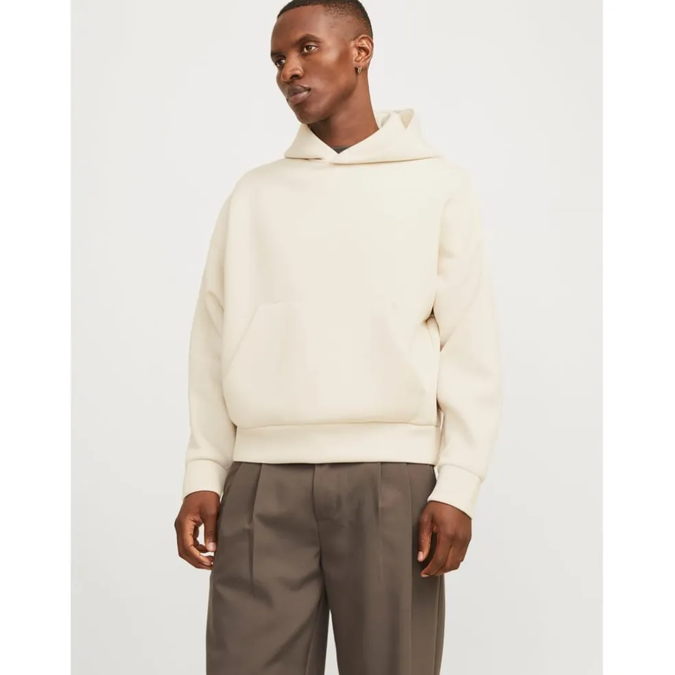Jack and Jones Kinetic Hoody in Beige