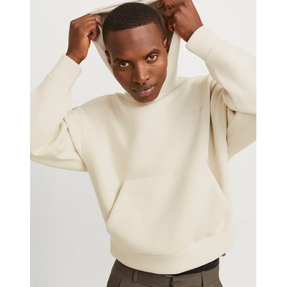 Jack and Jones Kinetic Hoody in Beige