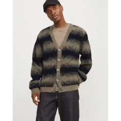 Jack and Jones Knit Cardigan in Grey