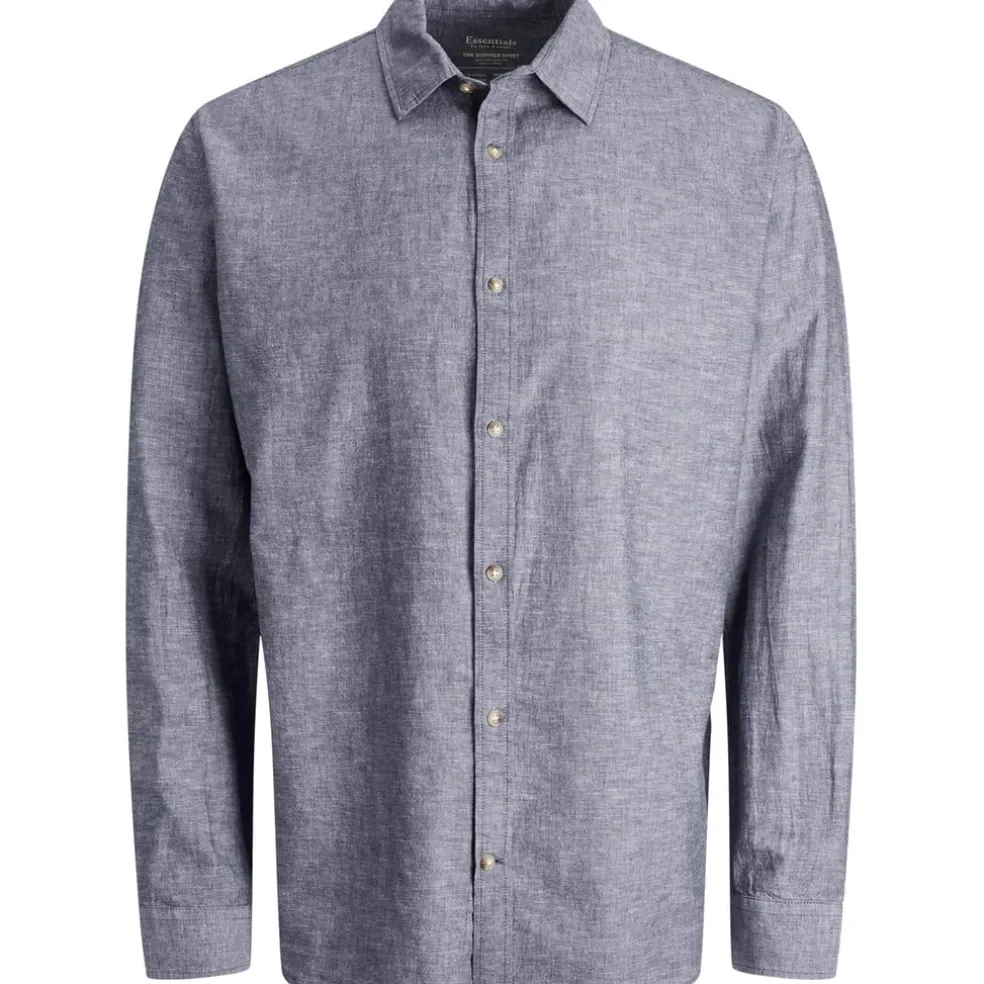 Jack and Jones Long Sleeve Regular Fit Shirt in Blue