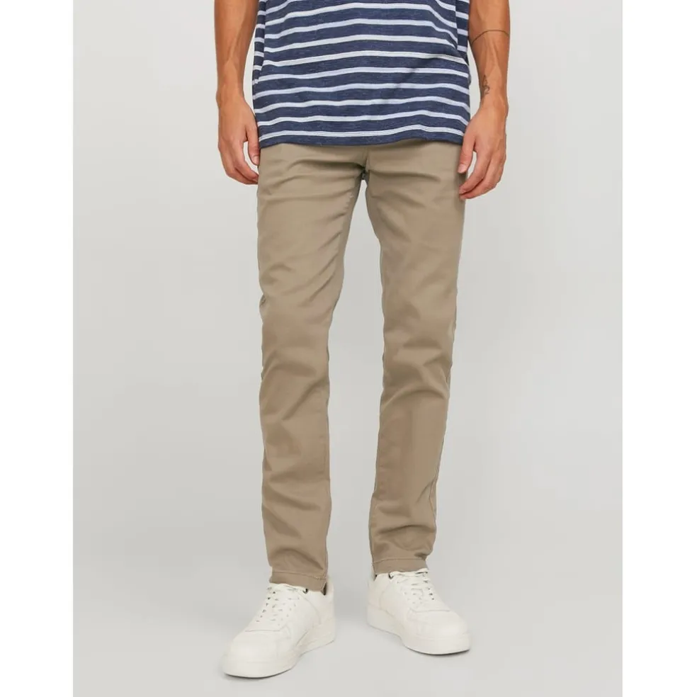 Jack and Jones Mens 2 Pack Marco Chino Trouser in Multi