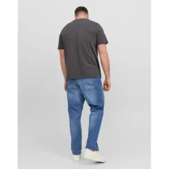Jack and Jones Mens Mike 223 Jeans Plus Size in Blue