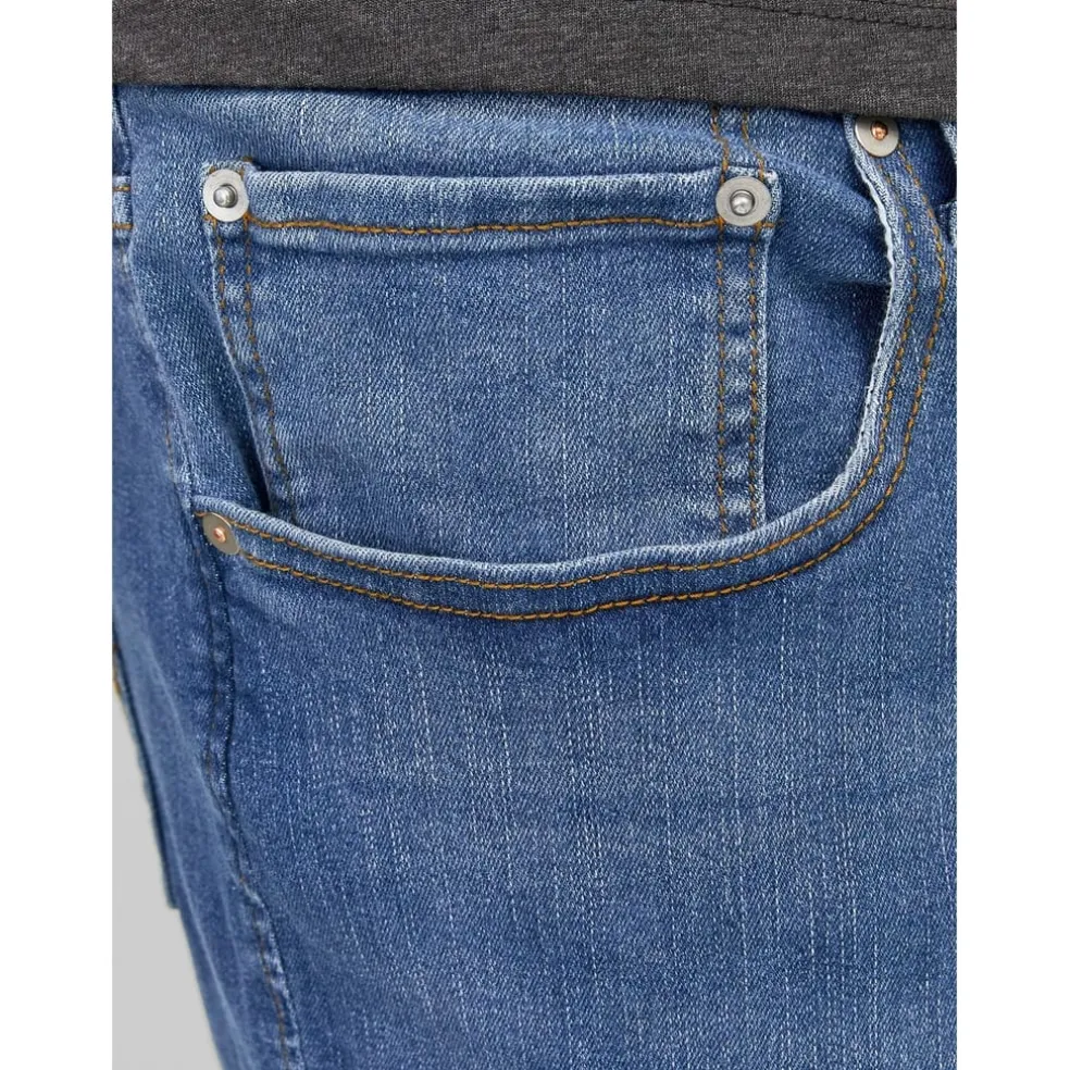 Jack and Jones Mens Mike 223 Jeans Plus Size in Blue