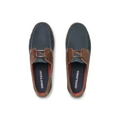 Jack and Jones Neptune Boat Shoes in Blue