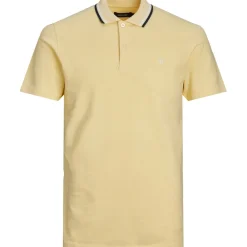 Jack and Jones Regular Fit Polo T-Shirt in Yellow