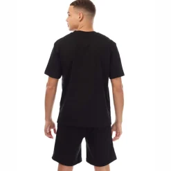 Jack and Jones Star T-Shirt & Short Set in Black