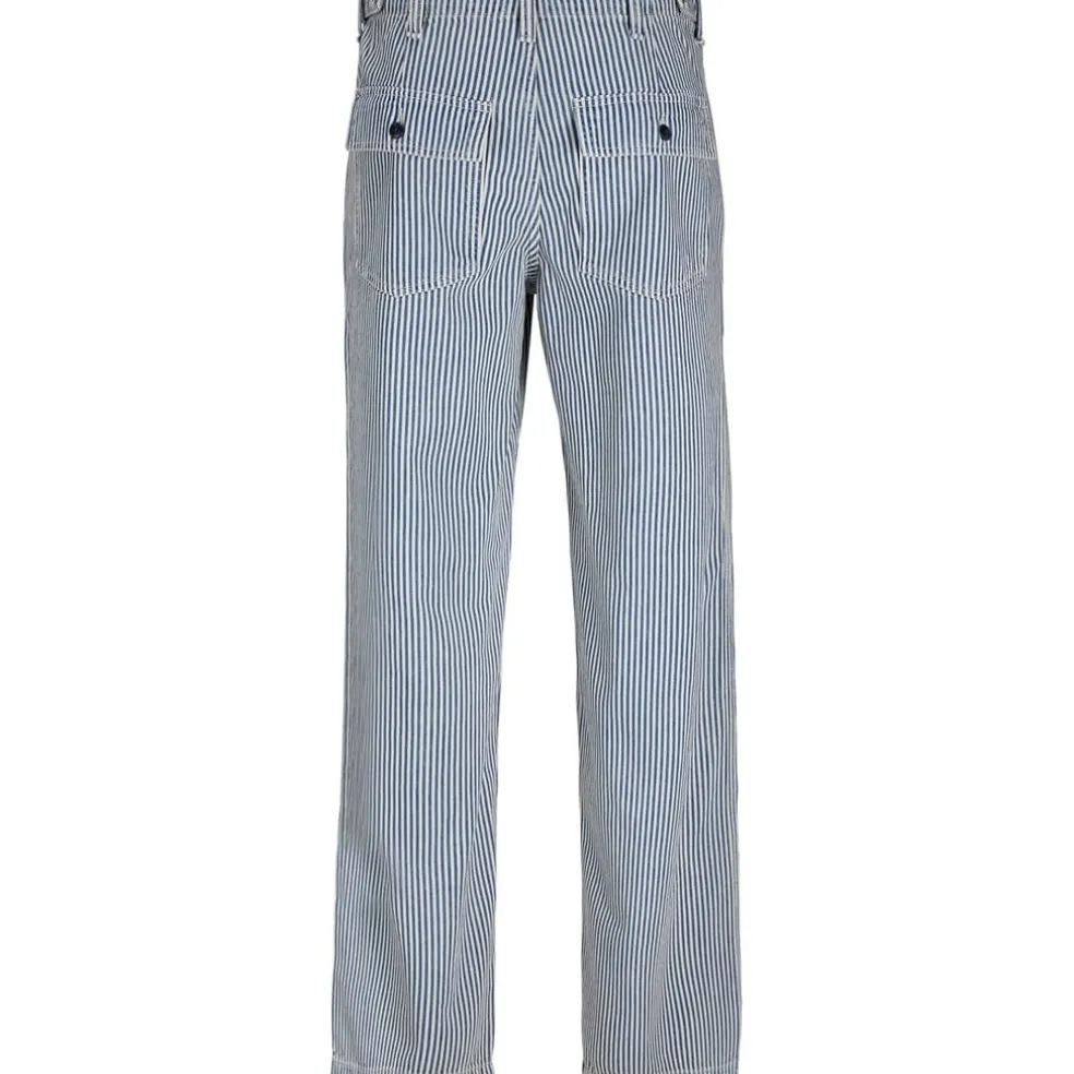 Jack and Jones Strips Patterned Jeans in Beige