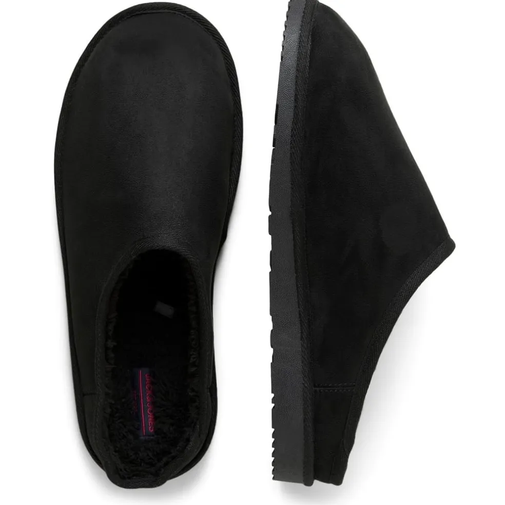 Jack and Jones Sven Mules Slippers in Black