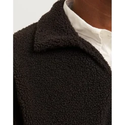 Jack and Jones Teddy Sweater in Brown
