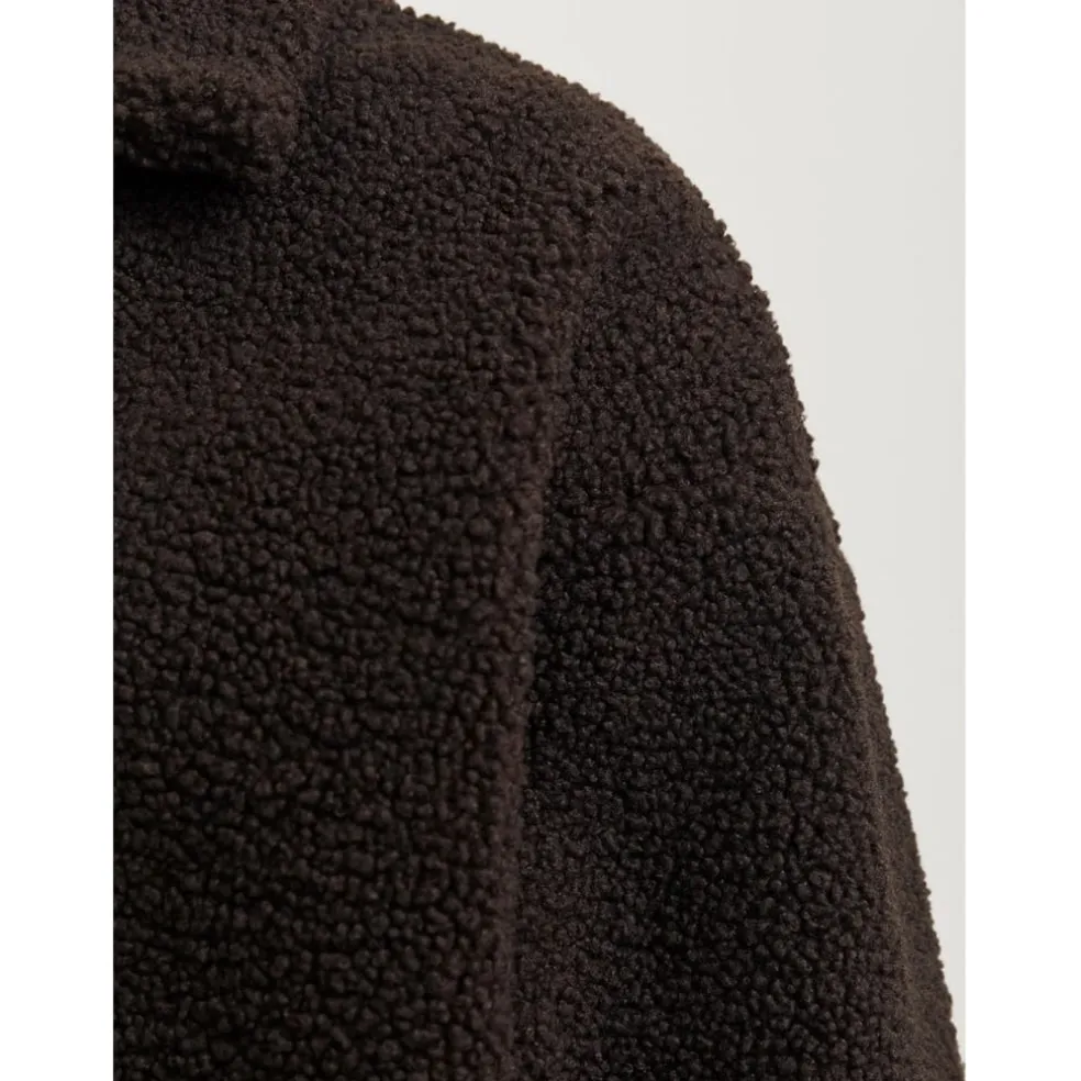 Jack and Jones Teddy Sweater in Brown