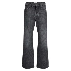 Jack and Jones Toby Coop Wide Leg Relaxed Jeans in Black