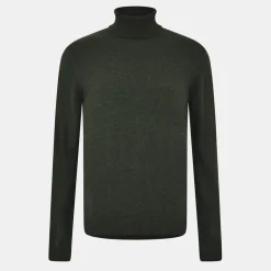 Jack and Jones Turtleneck Regular Fit Sweater in Green