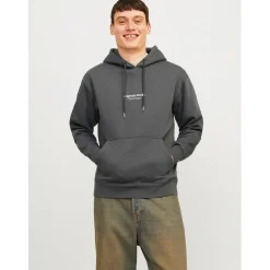 Jack and Jones Vester Hoody in Grey