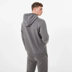 Jack Wills Batsford Graphic Logo Hoodie in Grey