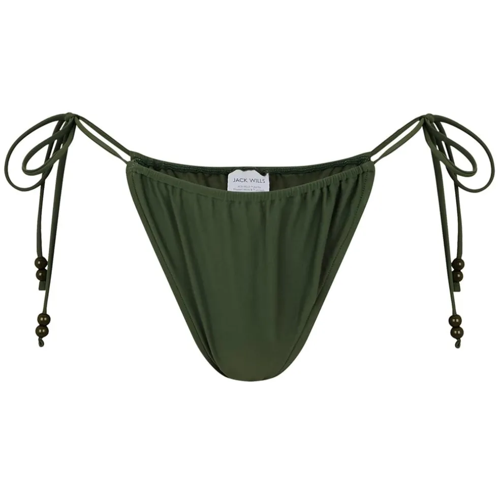 Jack Wills Bead Ruch Bikbtm in Green