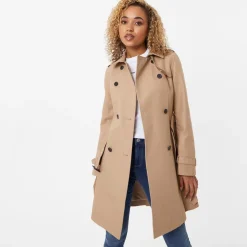 Jack Wills Classic Trench Coat in Beige